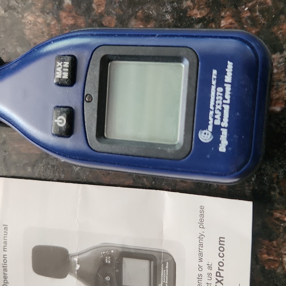 Blue Digital Sound Level Meter - Picture 2 of 3